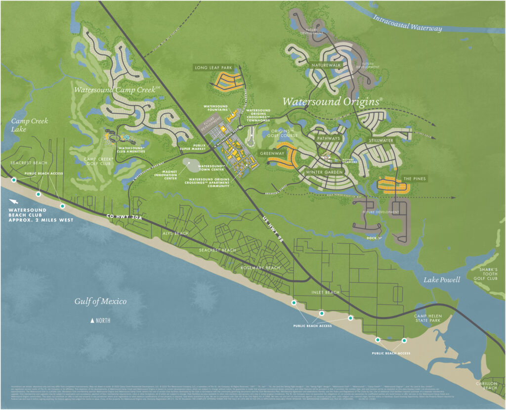 Watersound Origins Community Map