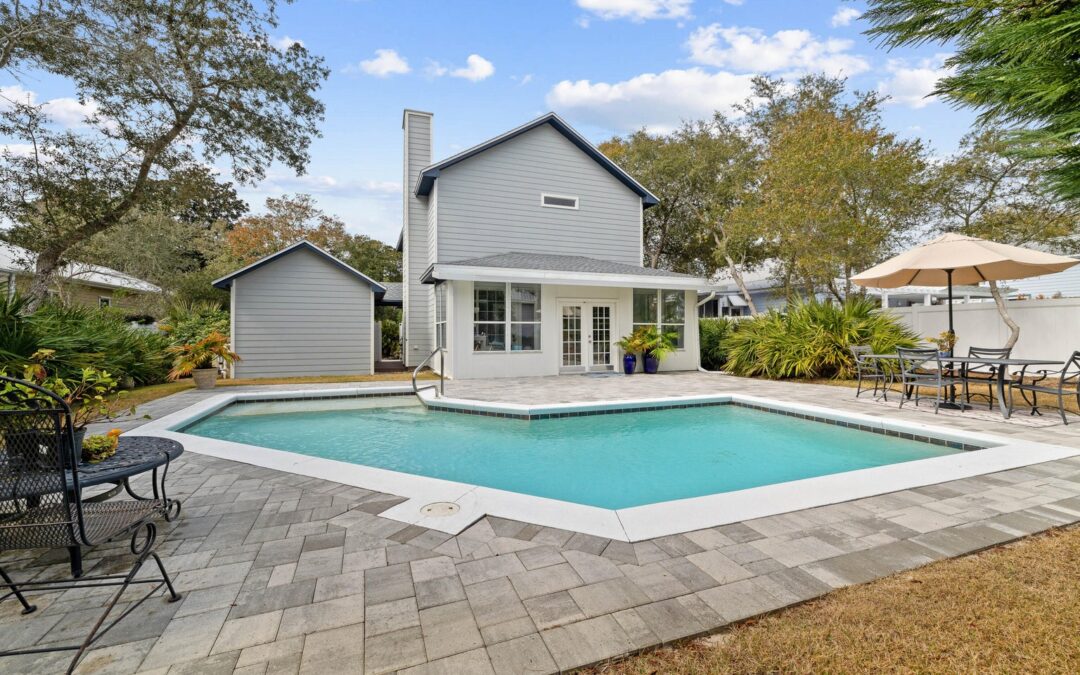 Serene Coastal Living in Seabreeze: Beach Access, Backyard Pool & Room to Breathe